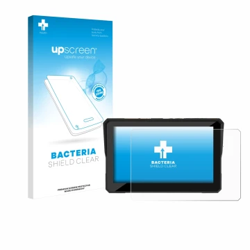Front side of a product packaging with the brand logo upscreen. Next to it is the device Carpuride W502 Pro 5