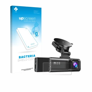 Front side of a product packaging with the brand logo upscreen. Next to it is the device Redtiger F7NP shown with the correspo