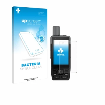 Front side of a product packaging with the brand logo upscreen. Next to it is the device Garmin GPSMAP H1 shown with the corre