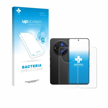 Front side of a product packaging with the brand logo upscreen. Next to it is the device TCL NXTPAPER 60 Ultra (Front+Back) sh