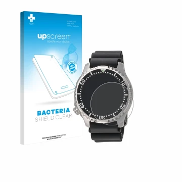 Front side of a product packaging with the brand logo upscreen. Next to it is the device Citizen NY0040 shown with the corresp