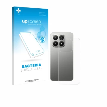 Front side of a product packaging with the brand logo upscreen. Next to it is the device Xiaomi 15T (Back) shown with the corr