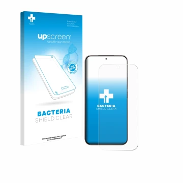 Front side of a product packaging with the brand logo upscreen. Next to it is the device Xiaomi 17 shown with the correspondin