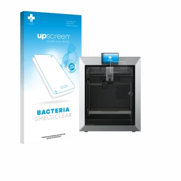 Front side of a product packaging with the brand logo upscreen. Next to it is the device Qidi Tech Q2 shown with the correspon