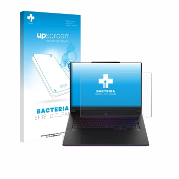 Front side of a product packaging with the brand logo upscreen. Next to it is the device Lenovo Legion 9i Gen 10 18