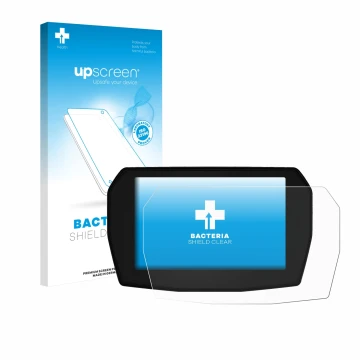 Front side of a product packaging with the brand logo upscreen. Next to it is the device Ducati Panigale V2 2025 shown with th