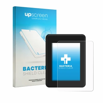 Front side of a product packaging with the brand logo upscreen. Next to it is the device Neodrives simplyDisplay shown with th