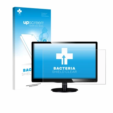 Front side of a product packaging with the brand logo upscreen. Next to it is the device Philips 200V4QSBR/00 shown with the c