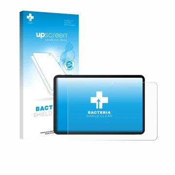 Front side of a product packaging with the brand logo upscreen. Next to it is the device Doogee Tab G6 Max shown with the corr