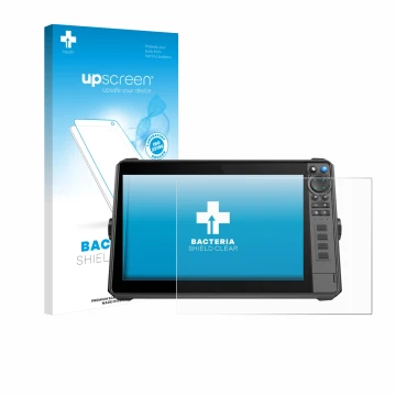 Front side of a product packaging with the brand logo upscreen. Next to it is the device Lowrance HDS-12 Pro shown with the co