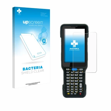 Front side of a product packaging with the brand logo upscreen. Next to it is the device Unitech HT730 shown with the correspo