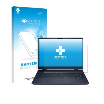 Front side of a product packaging with the brand logo upscreen. Next to it is the device Dell Alienware 16X shown with the cor