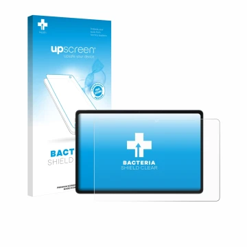 Front side of a product packaging with the brand logo upscreen. Next to it is the device Alldocube iPlay 70E shown with the co