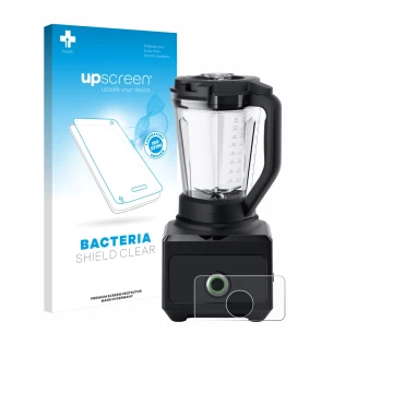 Front side of a product packaging with the brand logo upscreen. Next to it is the device Braun PowerBlend 9 shown with the cor