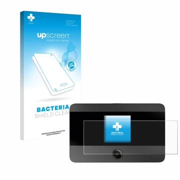 Front side of a product packaging with the brand logo upscreen. Next to it is the device TP-Link M7350 shown with the correspo