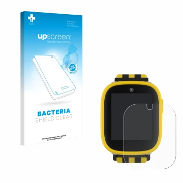 Front side of a product packaging with the brand logo upscreen. Next to it is the device Xplora X6 Play BVB-Edition shown with