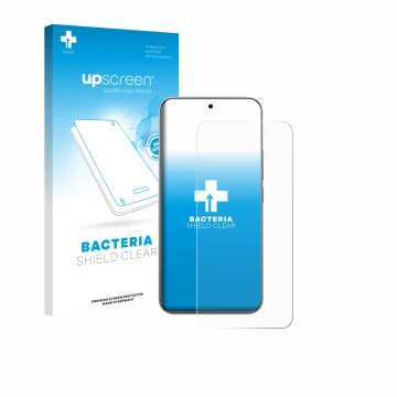 Front side of a product packaging with the brand logo upscreen. Next to it is the device Xiaomi Redmi Note 15 Pro Plus 5G show