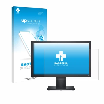 Front side of a product packaging with the brand logo upscreen. Next to it is the device Dell E1920H shown with the correspond