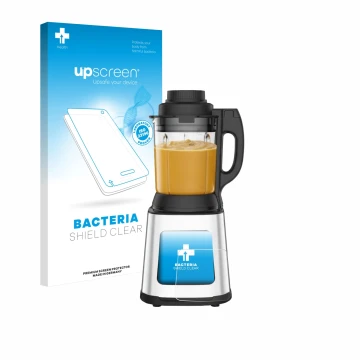 Front side of a product packaging with the brand logo upscreen. Next to it is the device Moulinex LM83SD10 shown with the corr