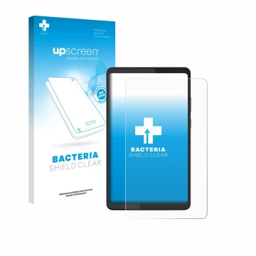 Front side of a product packaging with the brand logo upscreen. Next to it is the device Lenovo Tab K9 shown with the correspo