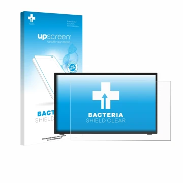 Front side of a product packaging with the brand logo upscreen. Next to it is the device Elo TouchSystems 2470L shown with the