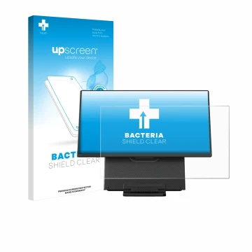 Front side of a product packaging with the brand logo upscreen. Next to it is the device Blackview Table 10 23.8