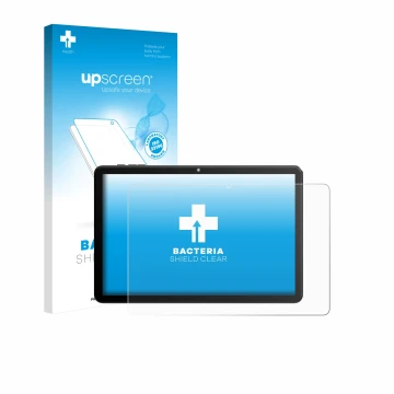 Front side of a product packaging with the brand logo upscreen. Next to it is the device Rebecco Z50 10.1