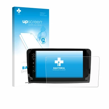 Front side of a product packaging with the brand logo upscreen. Next to it is the device Dynavin D9-DF432 9