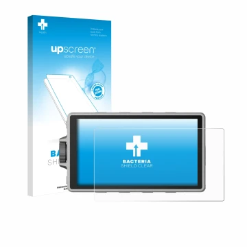 Front side of a product packaging with the brand logo upscreen. Next to it is the device DJI Ronin 4D shown with the correspon