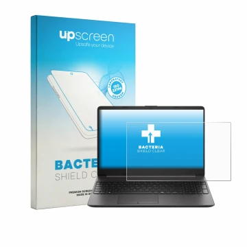 Front side of a product packaging with the brand logo upscreen. Next to it is the device HP EliteBook 250RT G9 shown with the 
