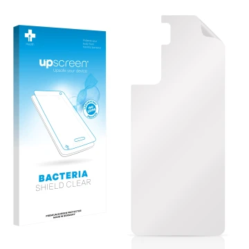 Front side of a product packaging with the brand logo upscreen. Next to it is the corresponding screen protector.