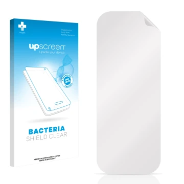 Front side of a product packaging with the brand logo upscreen. Next to it is the corresponding screen protector.