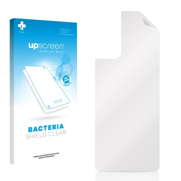 Front side of a product packaging with the brand logo upscreen. Next to it is the corresponding screen protector.