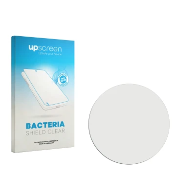 Front side of a product packaging with the brand logo upscreen. Next to it is the corresponding screen protector.