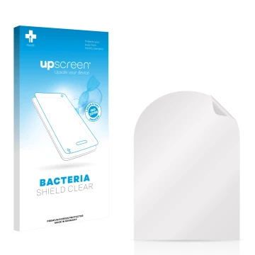 Front side of a product packaging with the brand logo upscreen. Next to it is the corresponding screen protector.