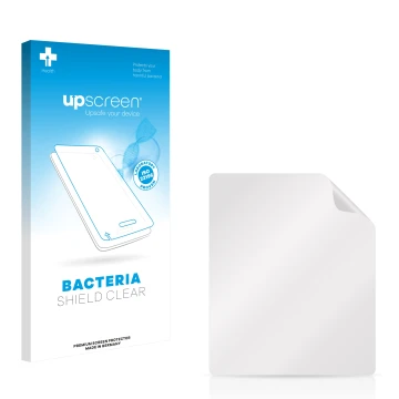 Front side of a product packaging with the brand logo upscreen. Next to it is the corresponding screen protector.