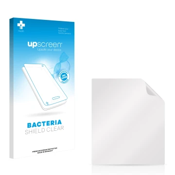 Front side of a product packaging with the brand logo upscreen. Next to it is the corresponding screen protector.