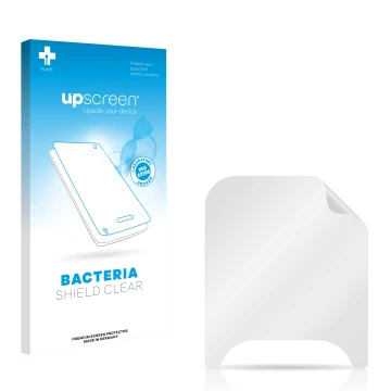Front side of a product packaging with the brand logo upscreen. Next to it is the corresponding screen protector.