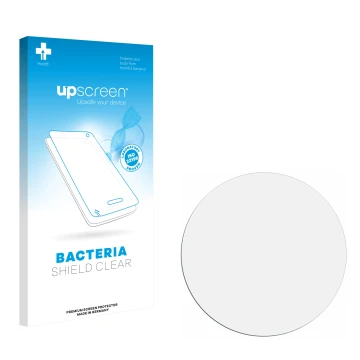 Front side of a product packaging with the brand logo upscreen. Next to it is the corresponding screen protector.