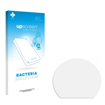 Front side of a product packaging with the brand logo upscreen. Next to it is the corresponding screen protector.