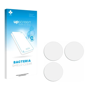 Front side of a product packaging with the brand logo upscreen. Next to it is the corresponding screen protector.