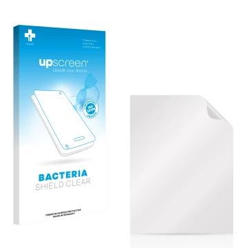 Front side of a product packaging with the brand logo upscreen. Next to it is the corresponding screen protector.