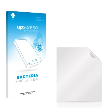 Front side of a product packaging with the brand logo upscreen. Next to it is the corresponding screen protector.