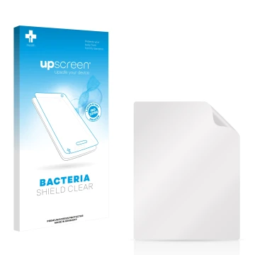 Front side of a product packaging with the brand logo upscreen. Next to it is the corresponding screen protector.