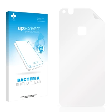 Front side of a product packaging with the brand logo upscreen. Next to it is the corresponding screen protector.