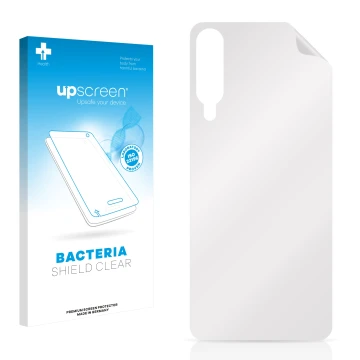 Front side of a product packaging with the brand logo upscreen. Next to it is the corresponding screen protector.