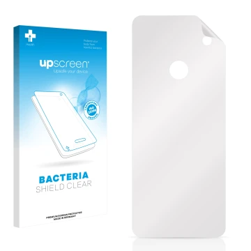 Front side of a product packaging with the brand logo upscreen. Next to it is the corresponding screen protector.