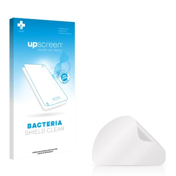 Front side of a product packaging with the brand logo upscreen. Next to it is the corresponding screen protector.