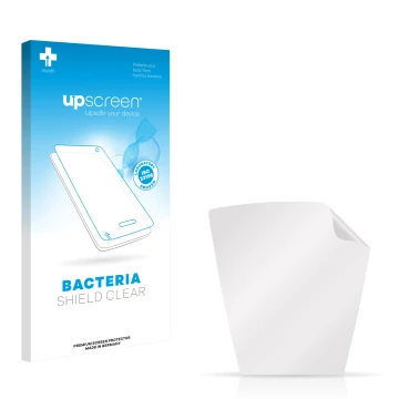 Front side of a product packaging with the brand logo upscreen. Next to it is the corresponding screen protector.