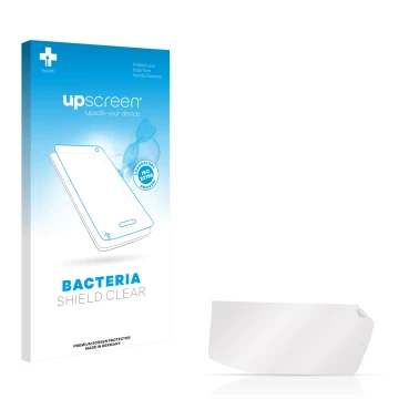 Front side of a product packaging with the brand logo upscreen. Next to it is the corresponding screen protector.